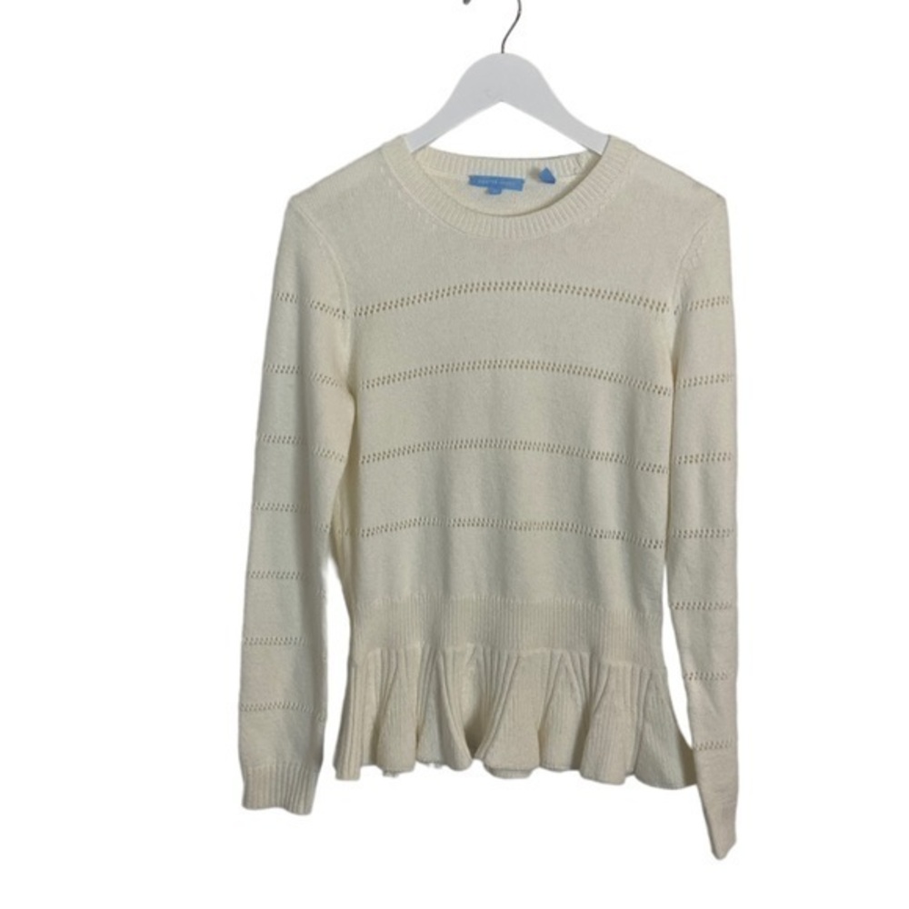 Draper James Peplum Sweater Size M